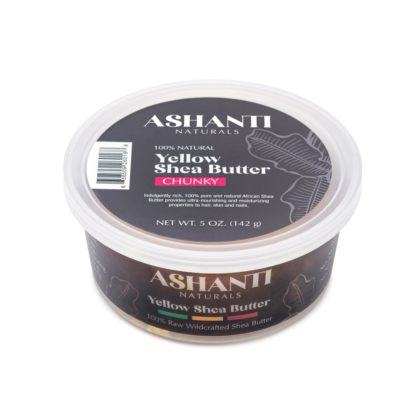ASHANTI NATURALS 100% Yellow Shea Butter - Chunky - Korvel
