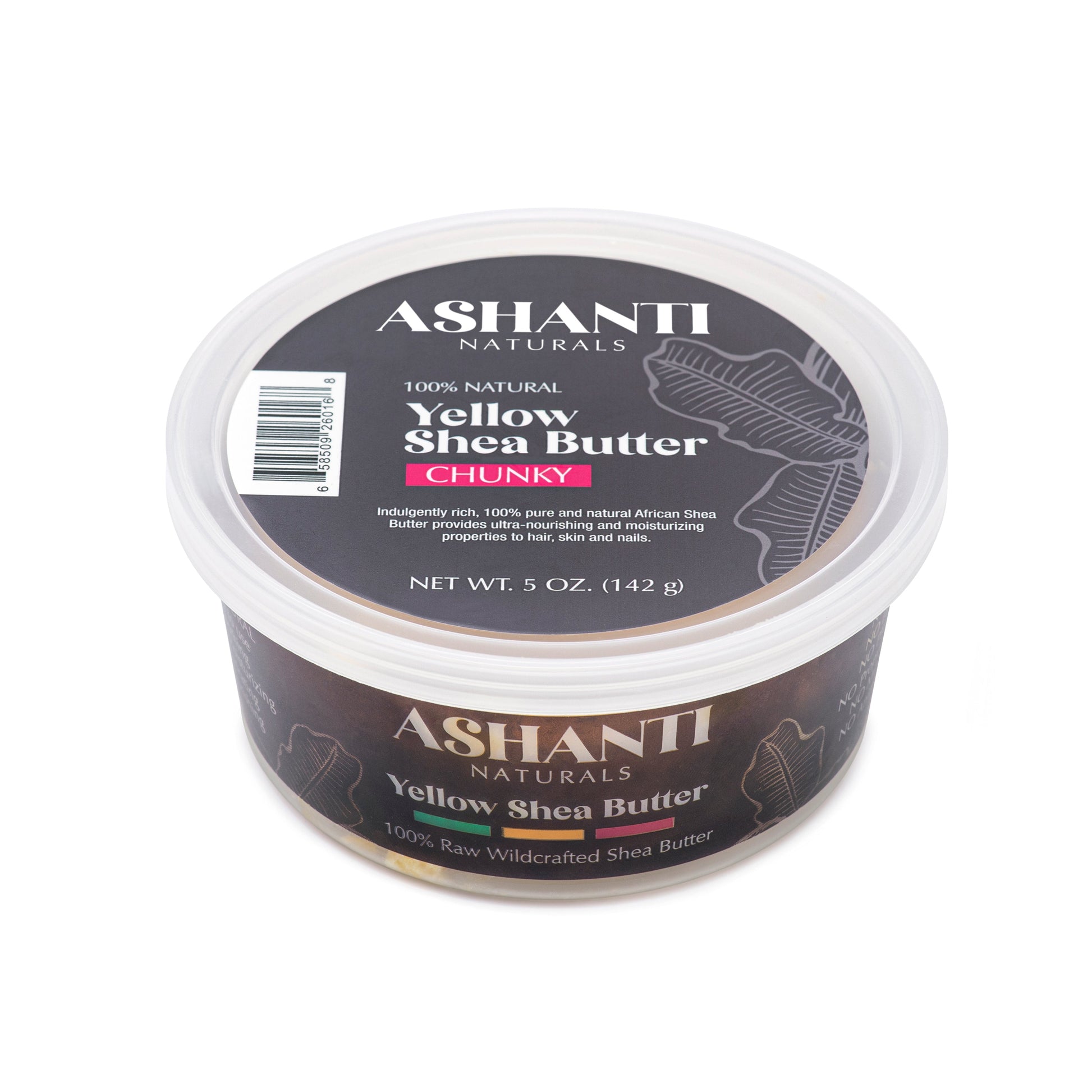 ASHANTI NATURALS 100% Yellow Shea Butter - Chunky - Korvel