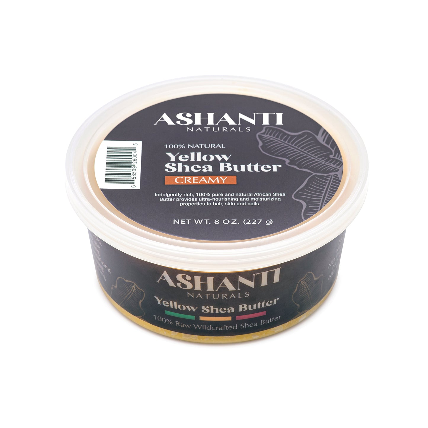 ASHANTI NATURALS 100% Yellow Shea Butter - Creamy - Korvel