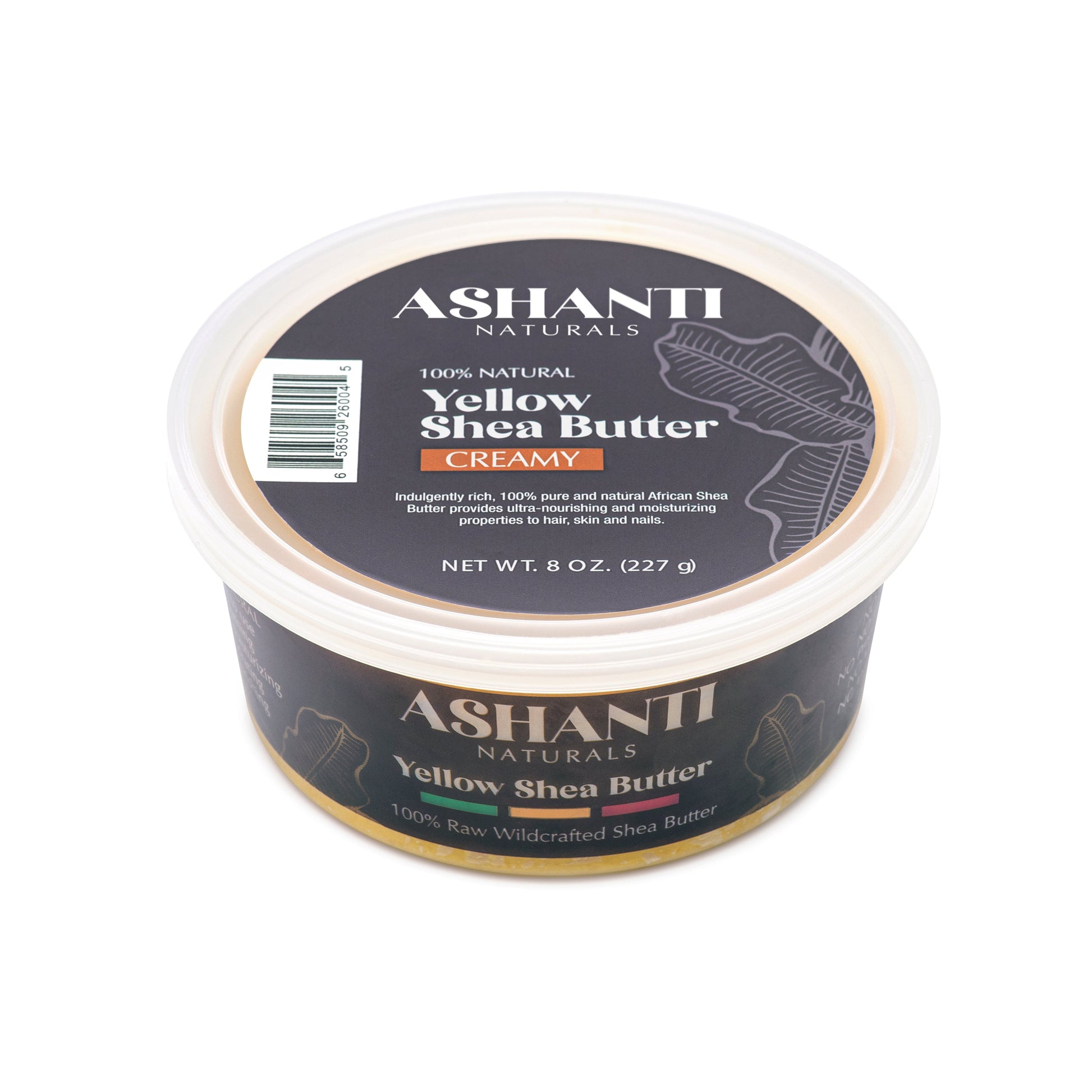 ASHANTI NATURALS 100% Yellow Shea Butter - Creamy - Korvel