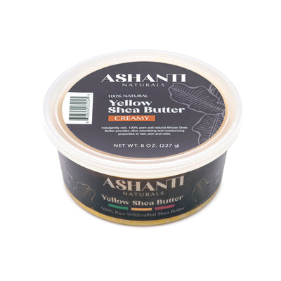 ASHANTI NATURALS 100% Yellow Shea Butter - Creamy - Korvel