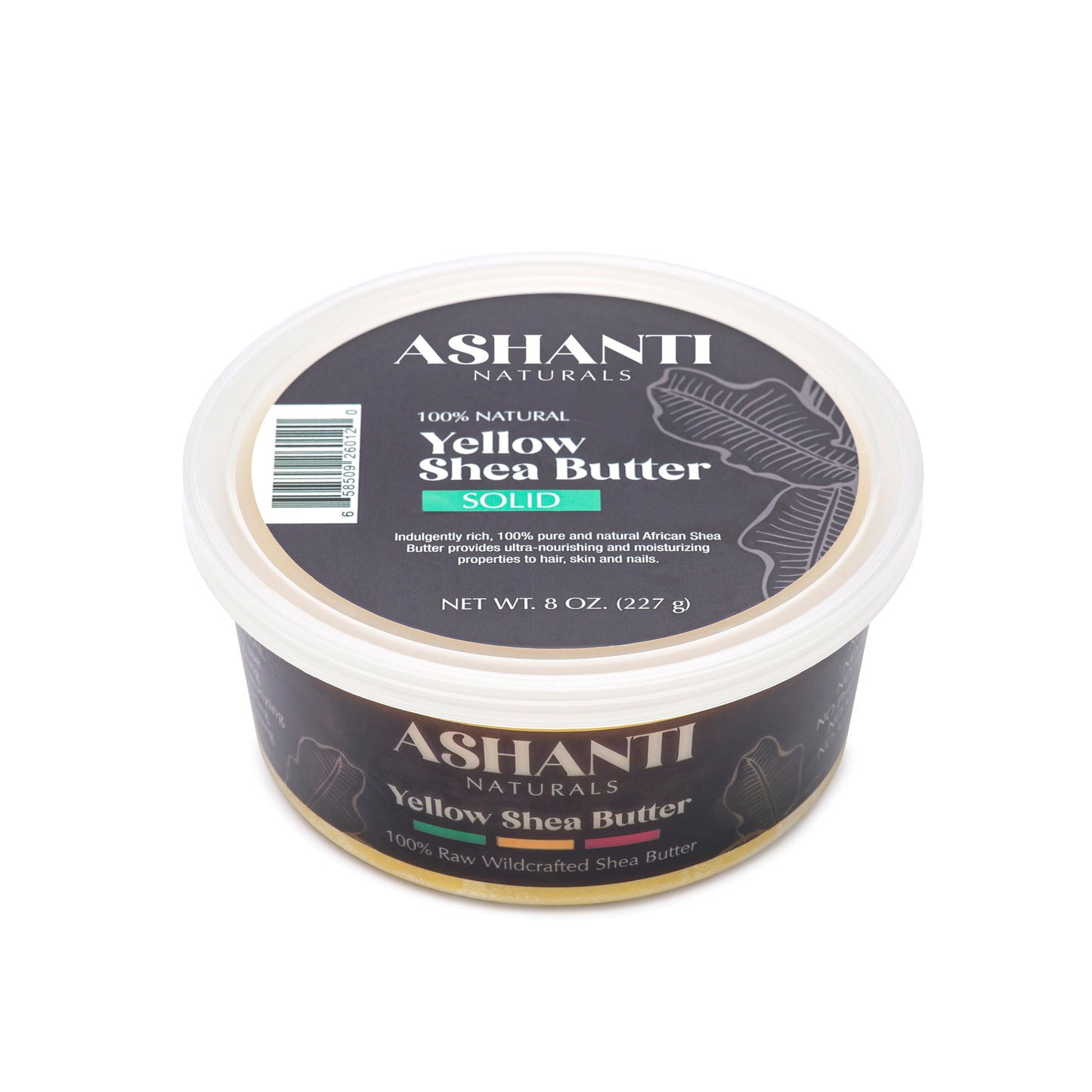 MANTECA DE KARITÉ AMARILLA 100% ASHANTI NATURALS - 16 oz