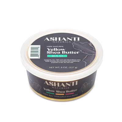 ASHANTI NATURALS 100% Yellow Shea Butter - 16 oz
