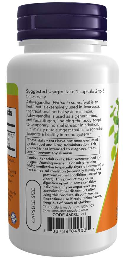Premium Ashwagandha 450mg Supplement