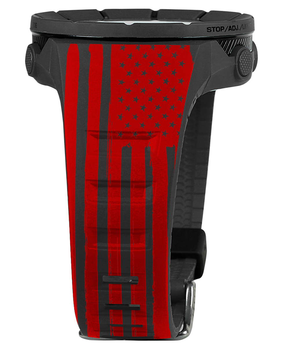 Coliseum Fit™ Assault - Red Edition (Phantom Black) Tactical Watch - Korvel
