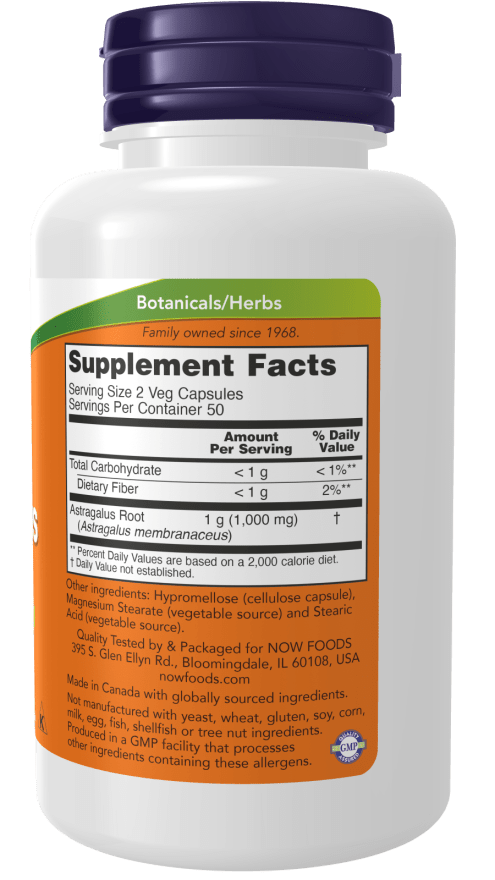 Astragalus 500mg - Premium Herbal Supplement