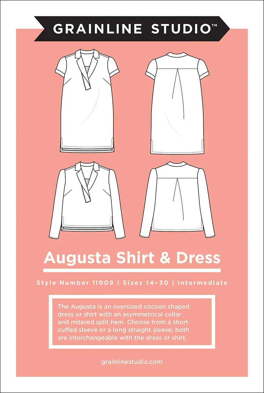 Augusta Shirt and Dress Pattern (Sizes 14 - 30)