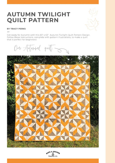 Autumn Twilight Quilt Pattern Design