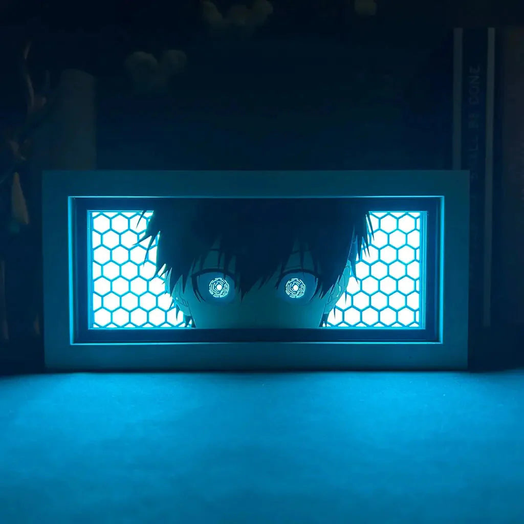 Lightbox Yoichi Isagi Blue Lock - Décor inspiré par l'anime