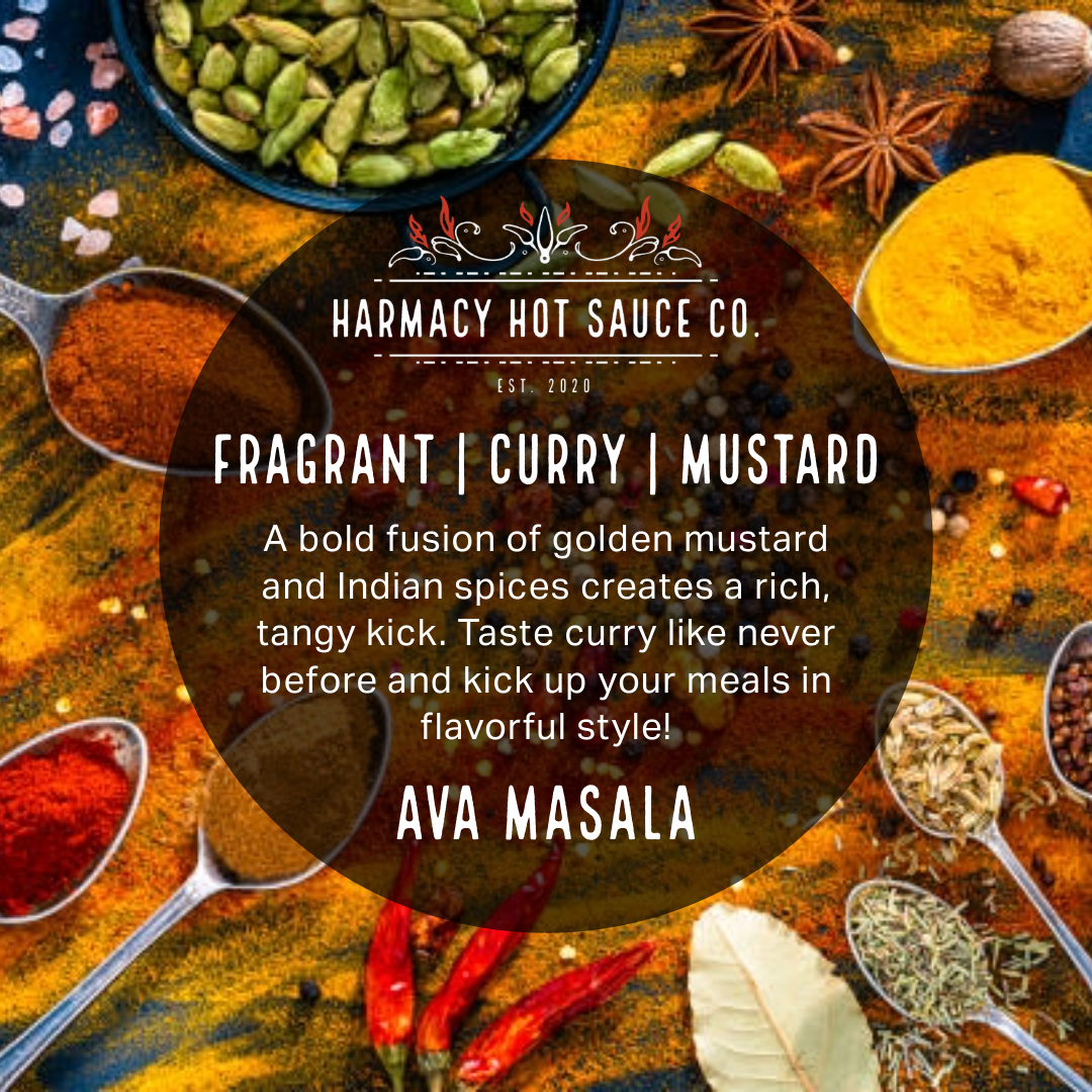Ava Masala - Curry Mustard Pepper Sauce (9oz)