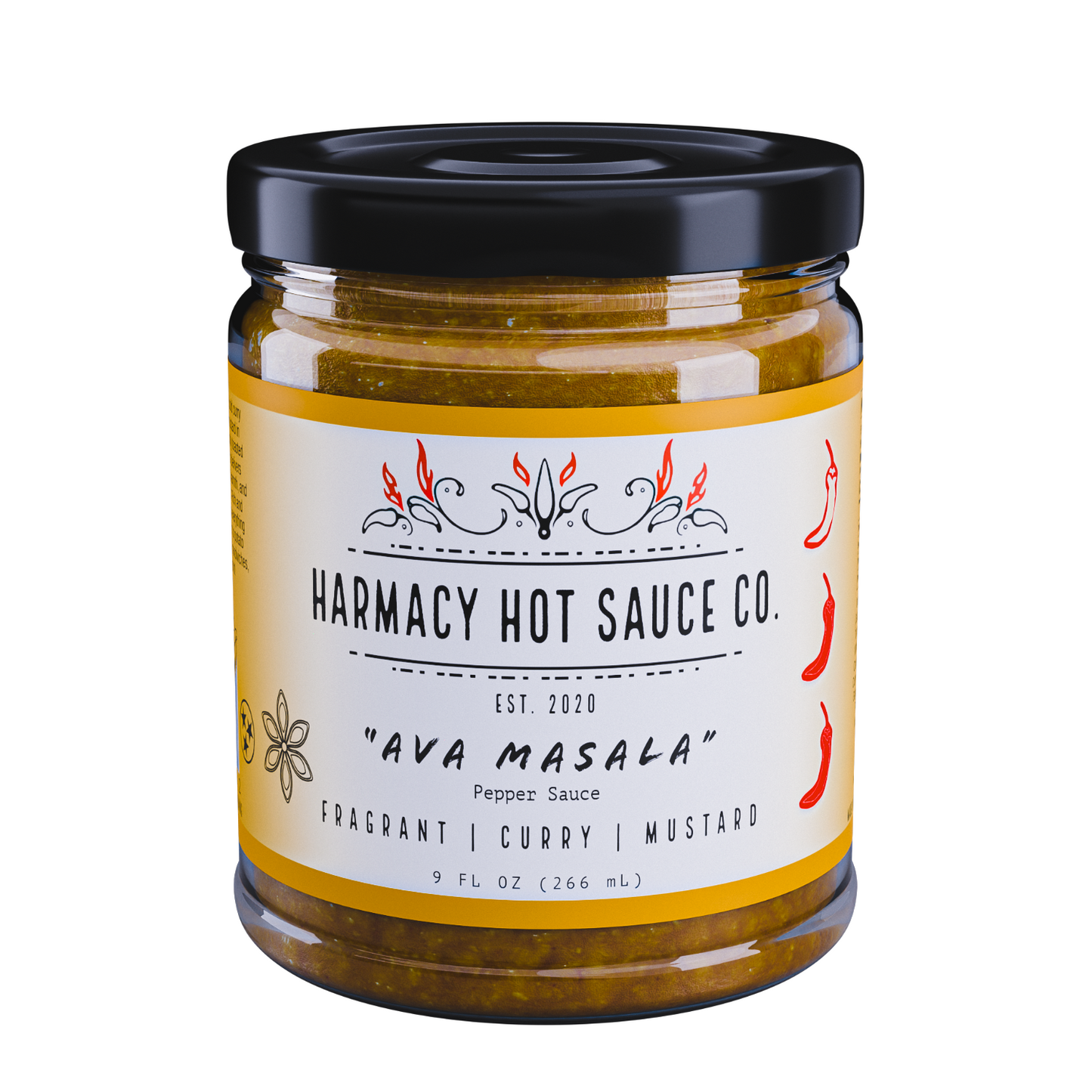 Ava Masala - Curry Mustard Pepper Sauce (9oz)