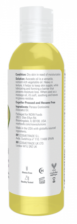 Huile d'avocat 100 % pure premium