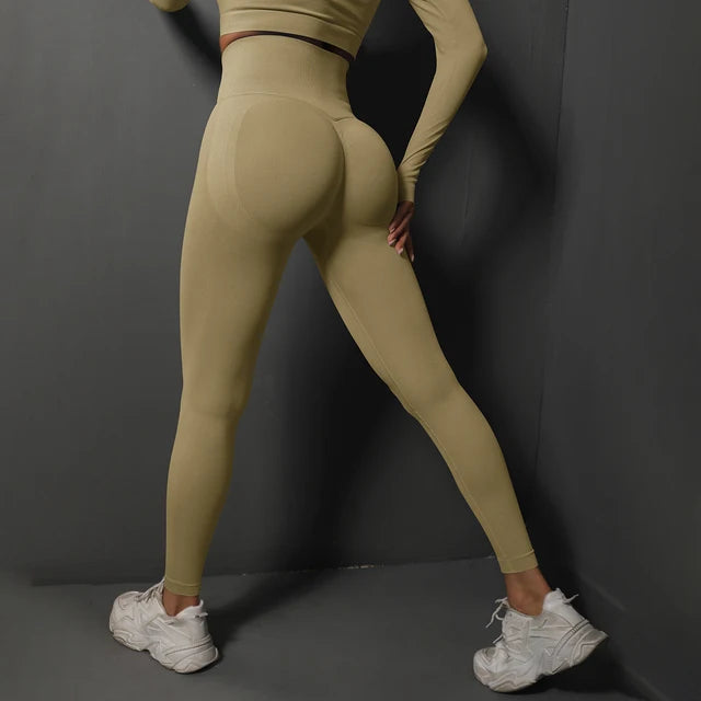 Leggings de Gym Seamless Taille Haute pour Femmes