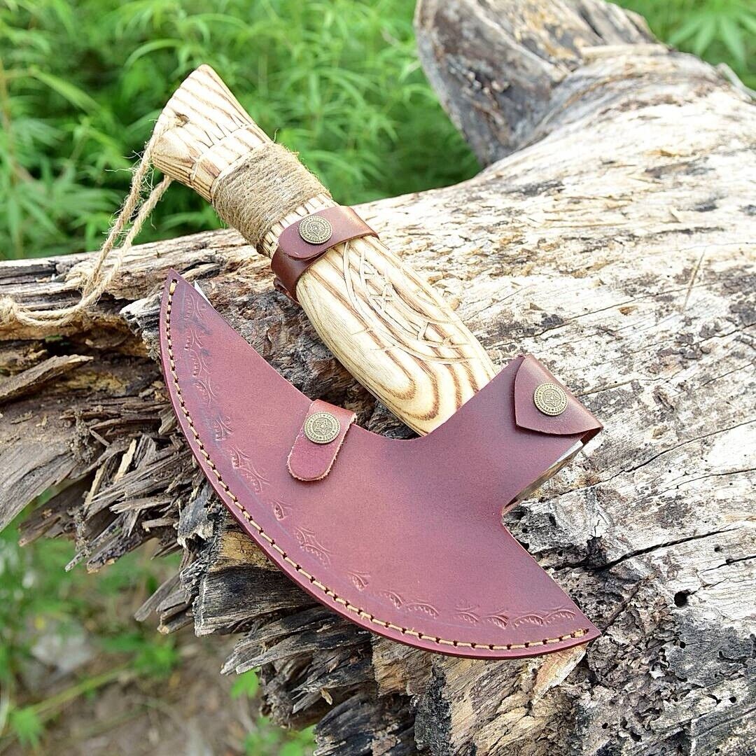 Artisan Handcrafted Ax Pizza Cutter with Premium J2 Steel Blade - Korvel