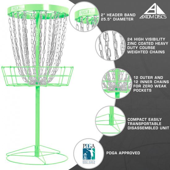 Panier de Disc Golf Portable Axiom Pro