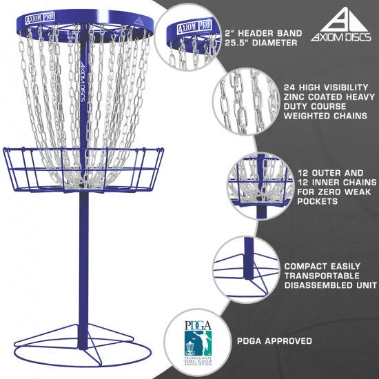 Panier de Disc Golf Portable Axiom Pro