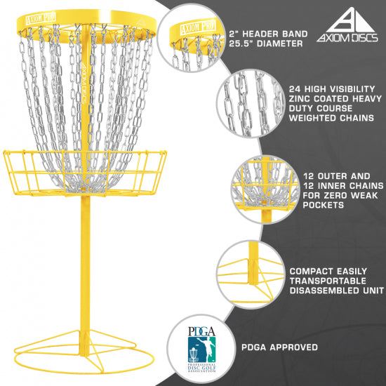 Panier de Disc Golf Portable Axiom Pro