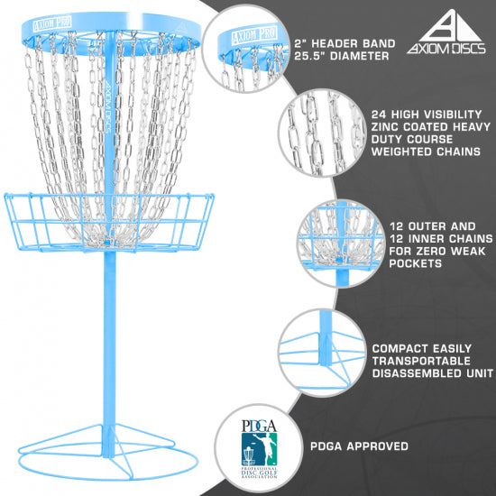 Panier de Disc Golf Portable Axiom Pro