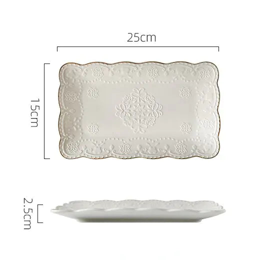 Platos de Cena de Lujo Europeos