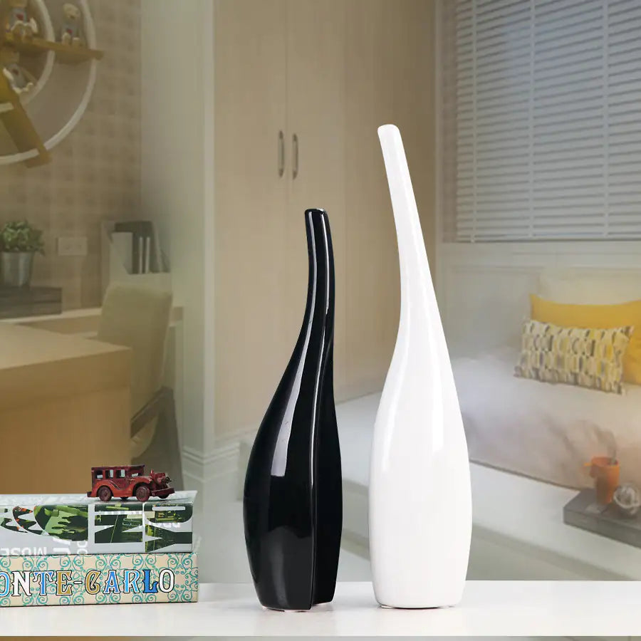 Vases en céramique plaqués or nordique pour une décoration intérieure élégante