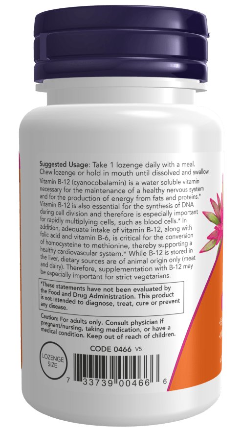 Vitamin B-12 1,000mcg Chewable Lozenges - 250 Count - Korvel