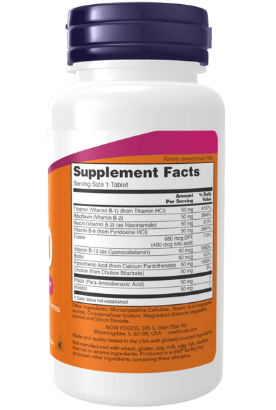 B-50 Complex Vitamins - Energize & Support Your Health - Korvel