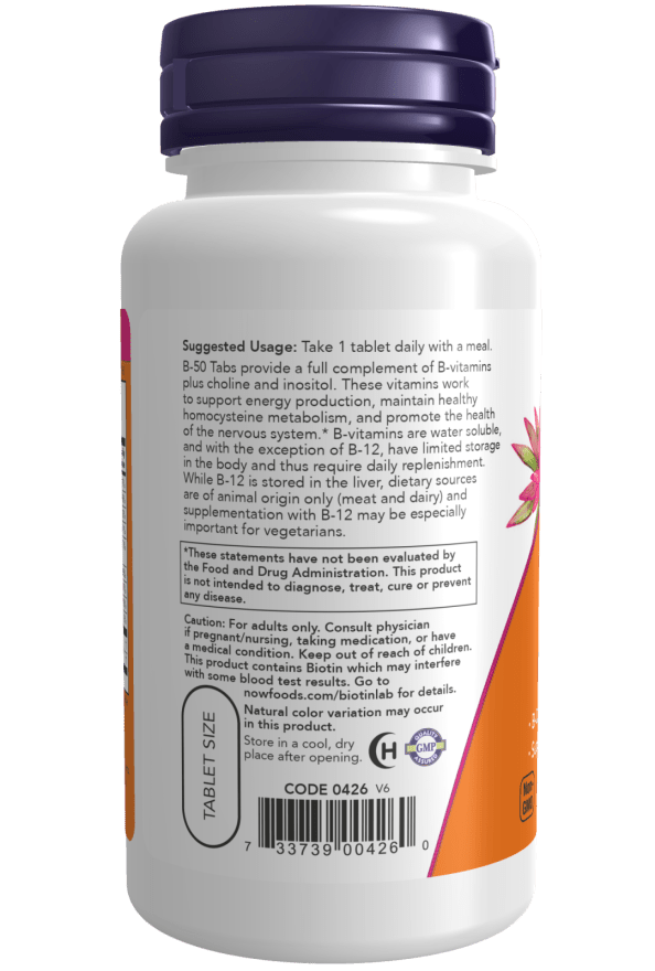 B-50 Complex Vitamins - Energize & Support Your Health - Korvel
