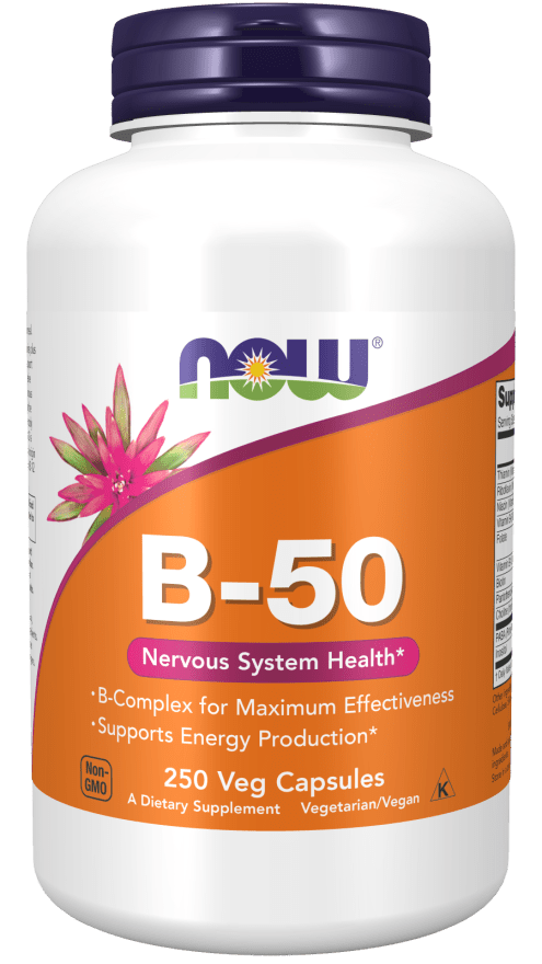 B-50 VegCaps - Suplemento Premium de Complejo B