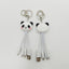 Cartoon Panda One Drag Three Data Wires Cute Keychain Panda Three in One Fast Charging Mobile Phone Charging Cable - Korvel