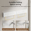 foldable retractable wall clothesline, 30kg, alu, 80/100cm, 5 bars, for bath/balcony. - Korvel