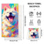 Two-in-One Foldable Beach Towel with Storage Bag