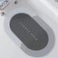 Soft cushion floor mat absorbent foot mat bathroom non-slip quick-drying toilet door carpet bathroom door mat - Korvel