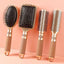 Ribbed Comb Curly Hair Comb Home Massage Comb Smooth Hair Comb Big Bend Comb Modeling Comb Air Cushion Comb - Korvel