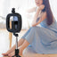 P40D Square Fill Light Selfie Stick - Portable 6-Inch Beauty Light