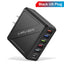 5USB Charger mobile phone charger charging head - Korvel