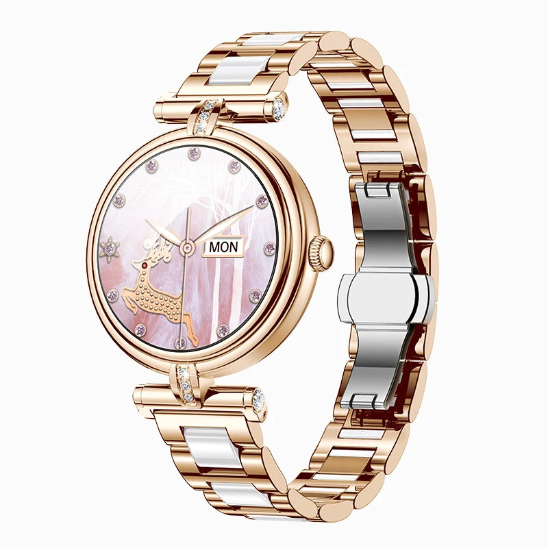 Montre intelligente AK62 pour femmes - Écran HD de 1,09 pouce
