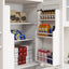 Elegant 71" Kitchen Pantry Storage Cabinet with Adjustable Shelves