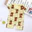 Cotton Newborn Baby Cartoon Short Sleeve Knitted Romper Boy Girl Summer Clothes Bebe Thin Pajamas One Pieces Bodysuit 0-24M - Korvel