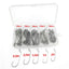 Rompin 100pcs/box 2#-3/0# 5 size Jig head HookSingle Fishing Hooks - Korvel
