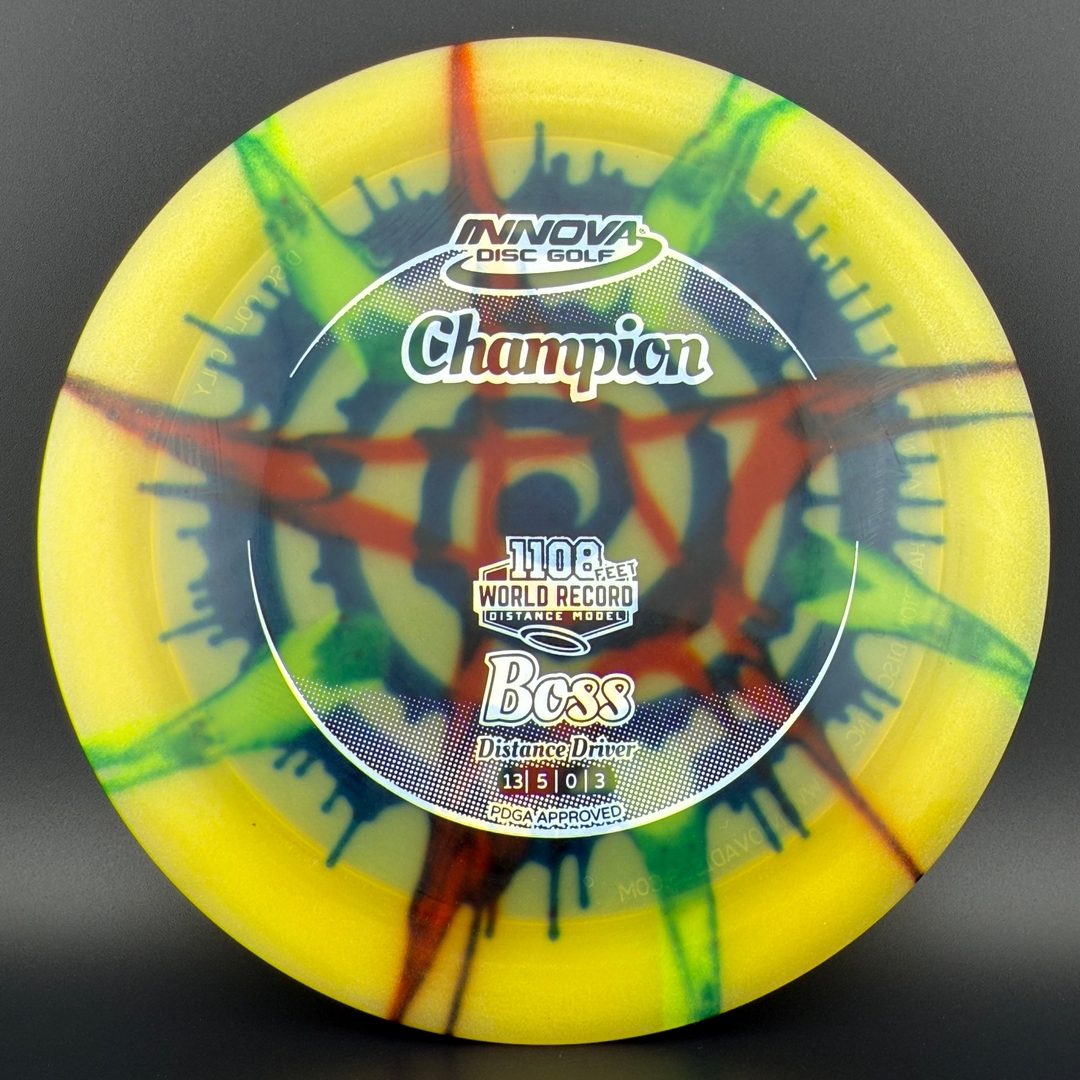 I-Dye Champion Boss - David Wiggins Jr Record Mondial Disc