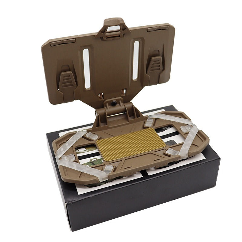 Folding navigation board MOLLE mount tactical vest mobile phone holder navigator chest mount universal - Korvel