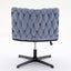 Armless Office Desk Chair No Wheels BLUE - Korvel