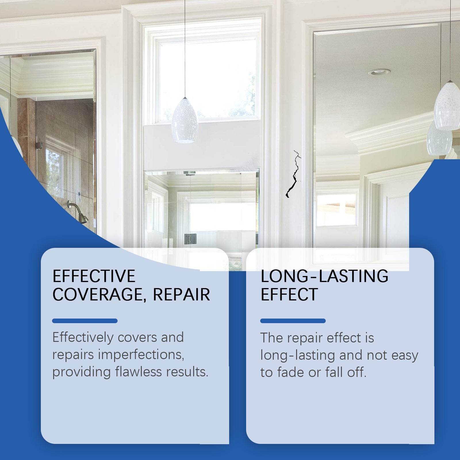 White Retouching Paint For Home Wall Damage Scratches Retreading Cover Multifunctional Waterproof Retouching Paint - Korvel