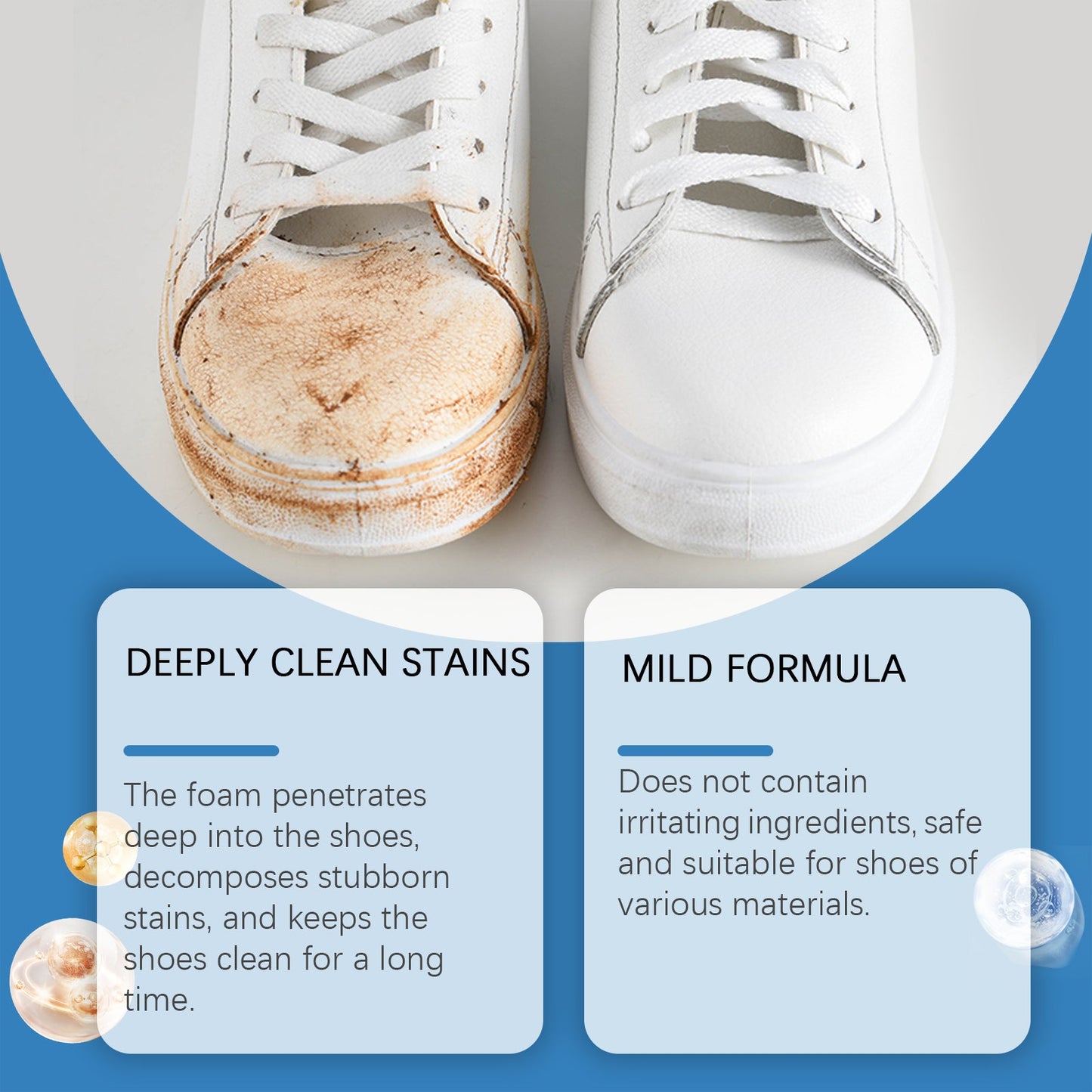 Shoe Cleaner Kit Foam Cleaning Decontamination Multi-Functional Sneaker Cleaning Household Items - Korvel