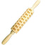 Wooden Rolling Pin Beech Wood Laser Engraved Printing Rolling Pin Christmas Flip Sugar Cookie Pressing Stick - Korvel