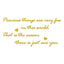 Elegant Acrylic Mirror Surface Wall Sticker - Literary Design