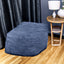 Faux Fur Classic Bean Bag blue - Korvel
