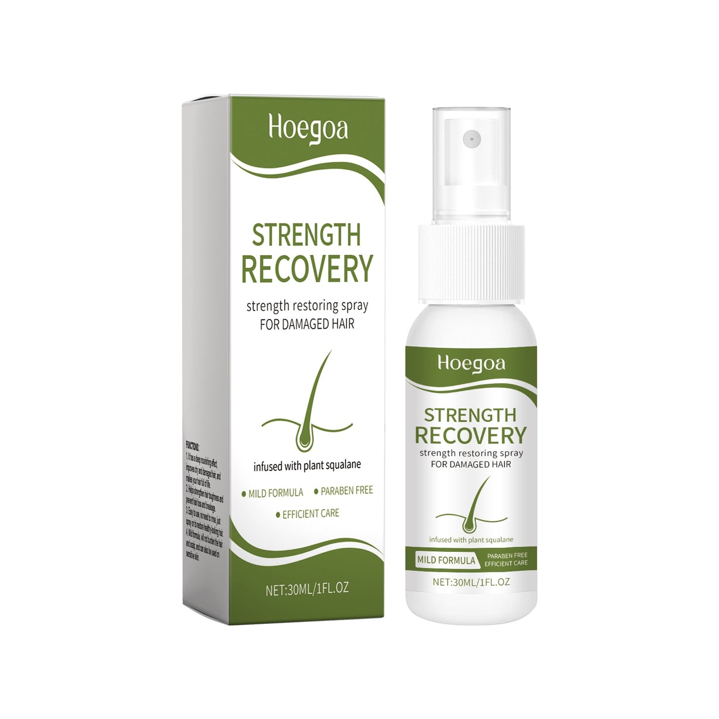 Spray Reparador Sin Enjuague Nutritivo para Cabello Sedoso y Brillante