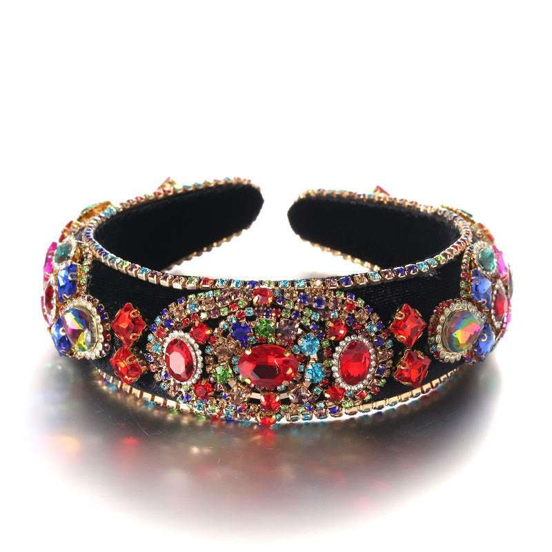 Baroque Retro Rhinestone Inlaid Hair Accessories
