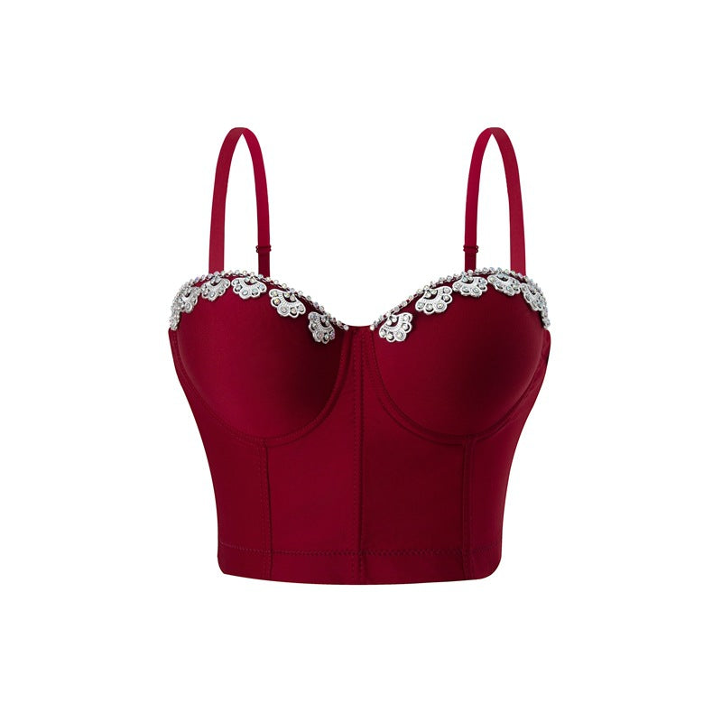 Débardeur Corset Élégant en Fishbone